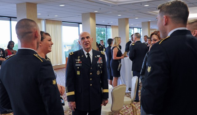 Maj. Gen. David E. Quantock Talks with MPs