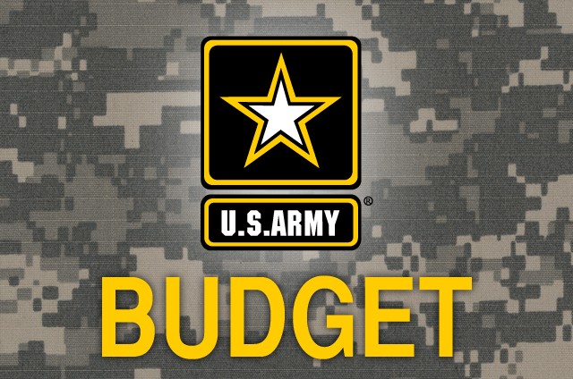 U.S. Army budget graphic
