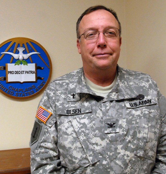 Chaplain (Colonel) Eric Olsen, New York Army National Guard