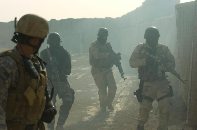 Training Iraqi Special Forces units
