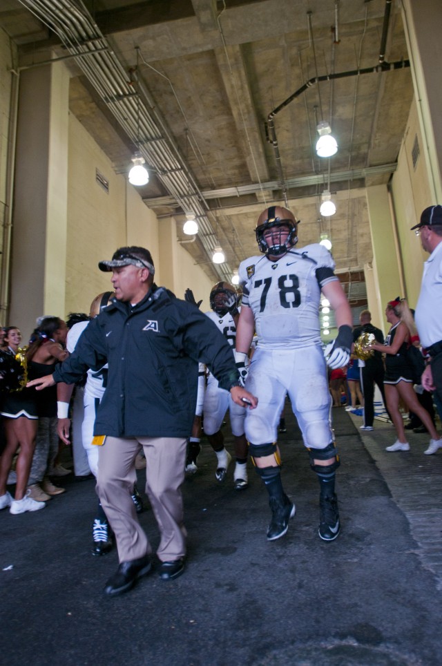 West Point takes the field at Cotton Bowl Stadium