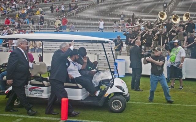 U.S. Military Academy Cadet Spirit Band salutes Medal of Honor hero