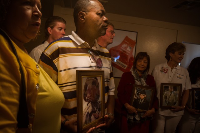 Families of Fallen Servicemembers gather together at the newly renovated Military Connection and Resource Center