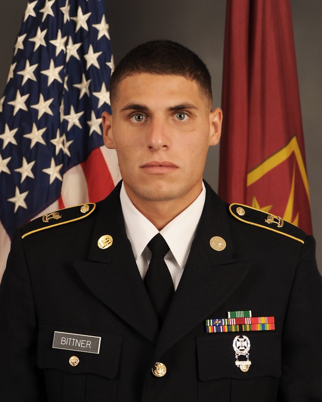 Sgt. Curtis Bittner, 2013 Soldier of the Year competitor from TRADOC