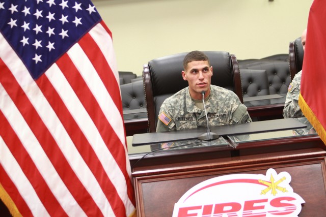 Sgt. Curtis Bittner, 2013 Soldier of the Year competitor from TRADOC, participates in a lower-level Best Warrior Competition earlier this year.