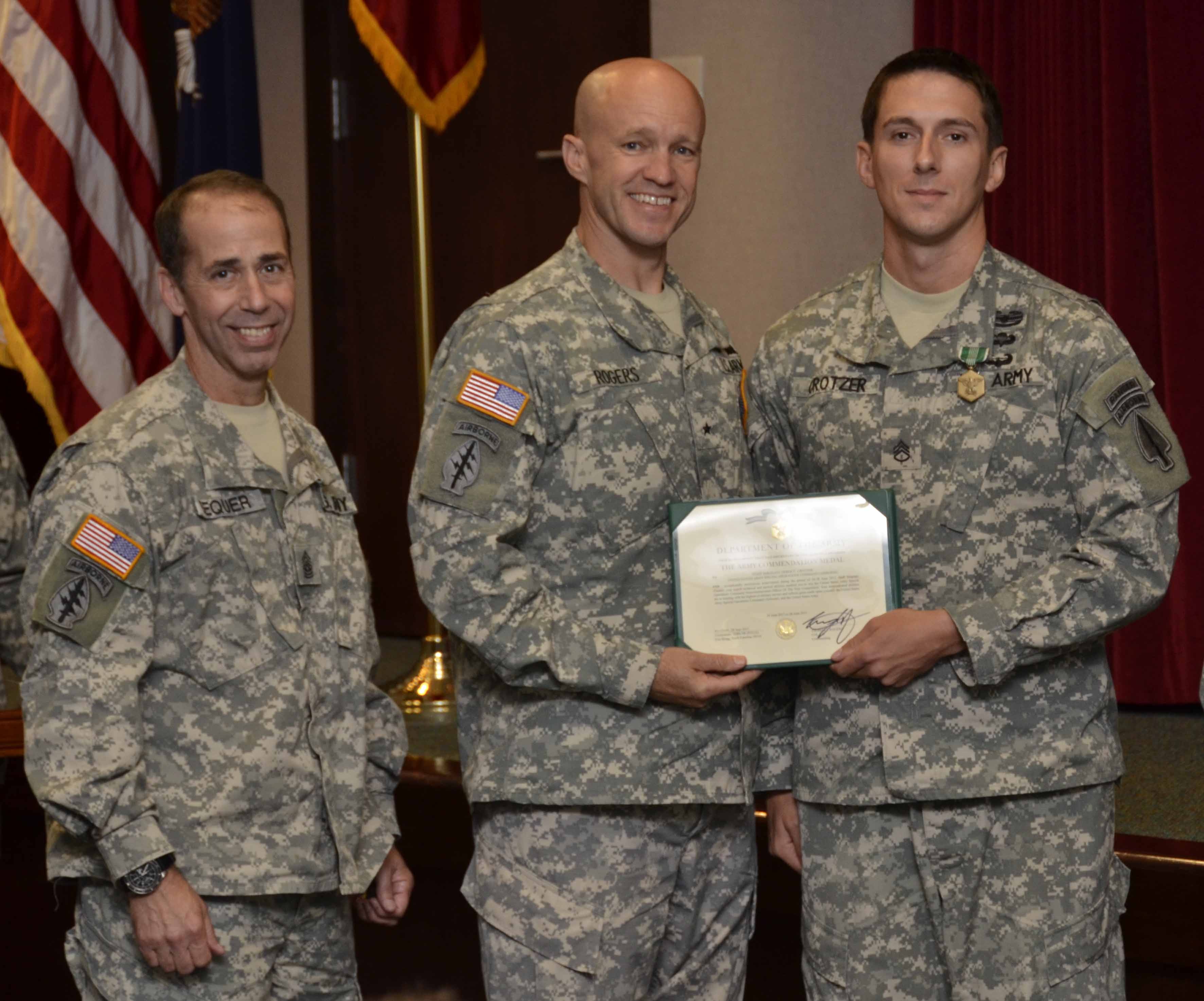 Staff Sgt. Derek Crotzer, 2013 NCO of the Year competitor from U.S ...