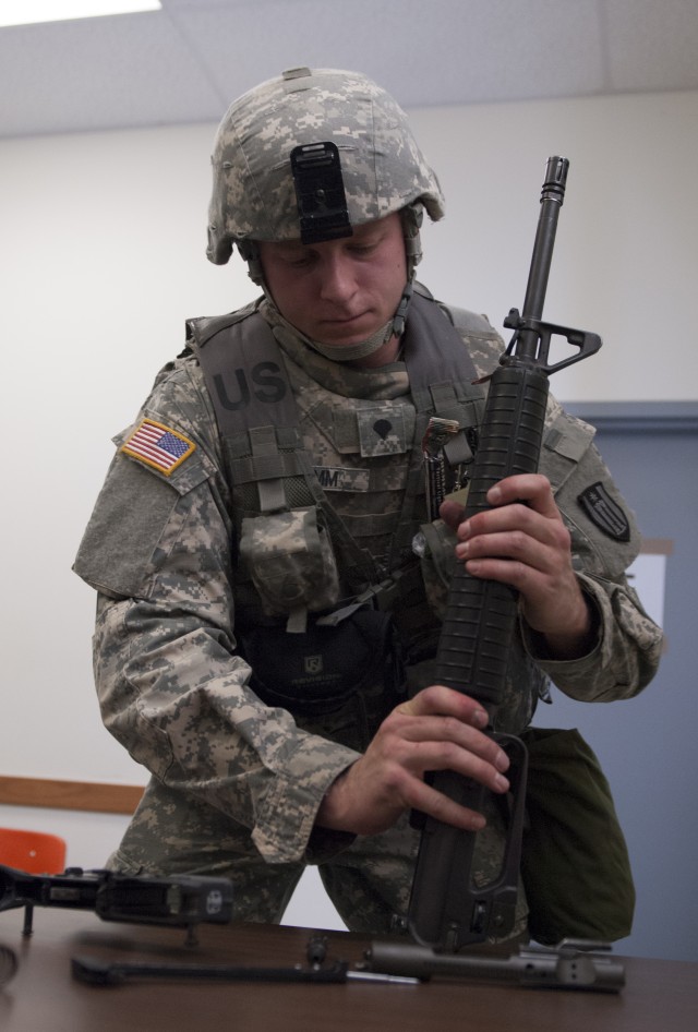 Spc. Mitchell Fromm, 2013 Soldier of the Year competitor from U.S. Army Reserve Command