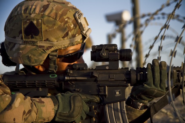 Currahees pull security at FOB Lightning