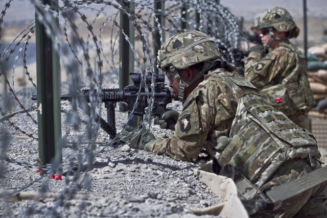 Currahees pull security at FOB Lightning