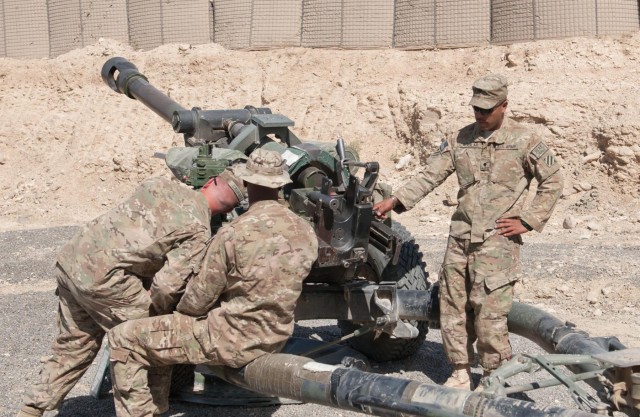 1-76 FA's howitzer prowess keeps enemy at bay
