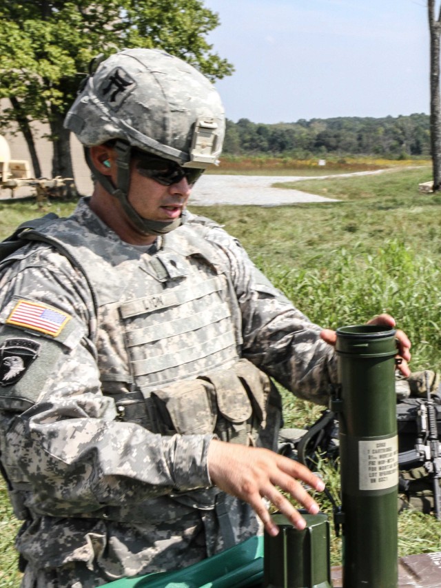 Mortar's fire in the field, exercise for excellence