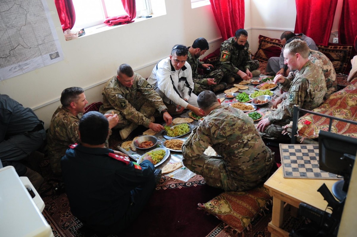 Jordanian Engagement Team meets local elders and Afghan Uniform Police ...