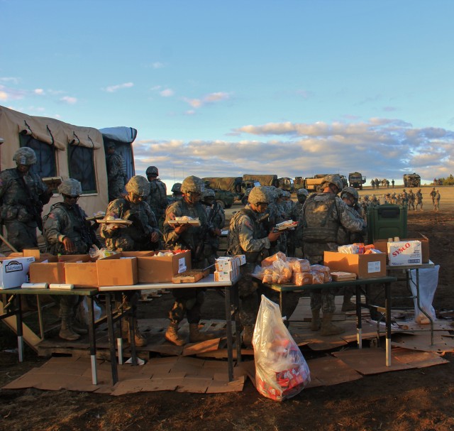 Logistics Soldiers support exercise