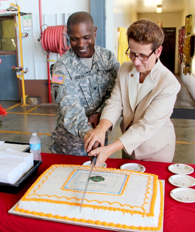 IMCOM colors fly atop Kwajalein Atoll