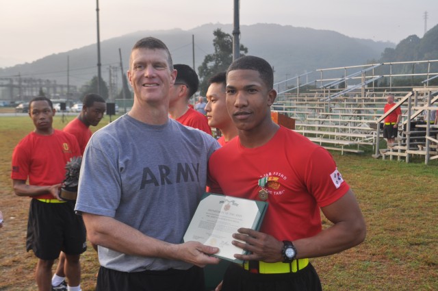 210th Fires Brigade conducts NCO and enlisted run