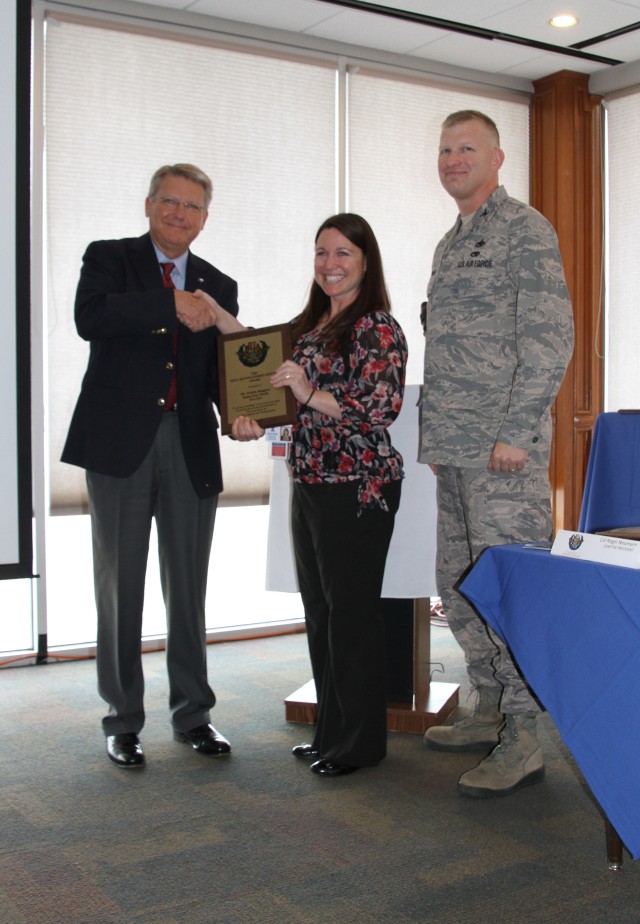 Exchange Transportation Analyst presented the National Defense Transportation Association's Southwest Region's Young Executive of the Year Award and a national Distinguished Service Award by NDTA