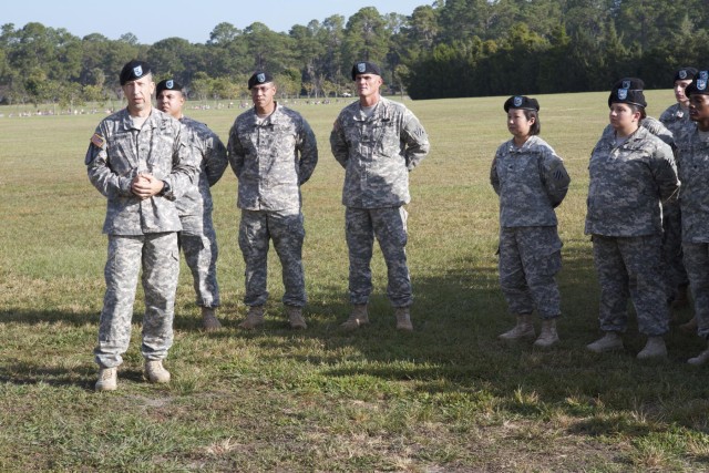 84 Spartan soldiers reenlist to continue their service to the nation