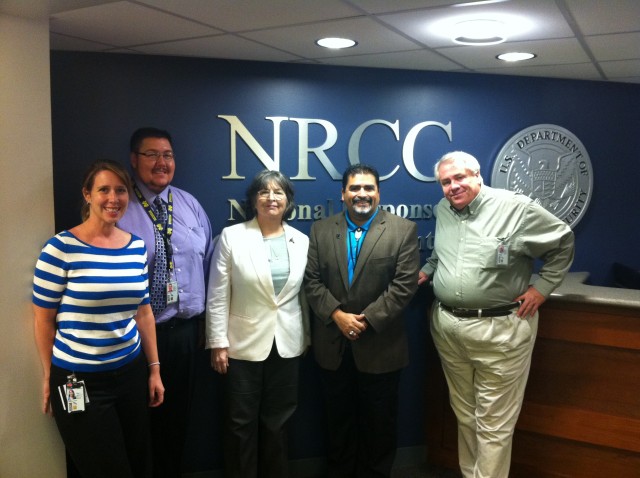 The Corps of Engineers visits FEMA