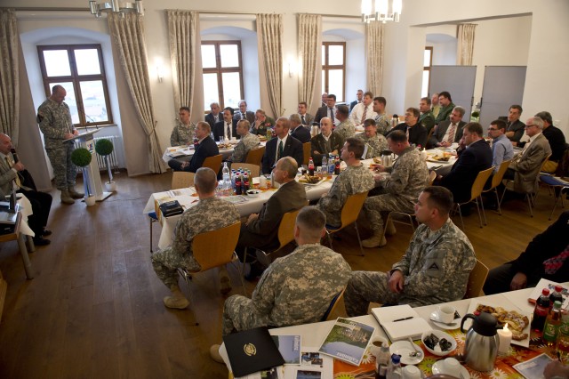 Friends and partners gather together