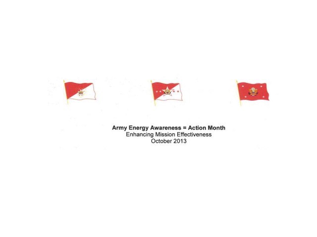 Army Energy Awareness = Action Month