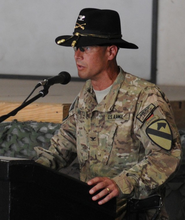 'Black Jack' uncases colors in Afghanistan, marks unit history