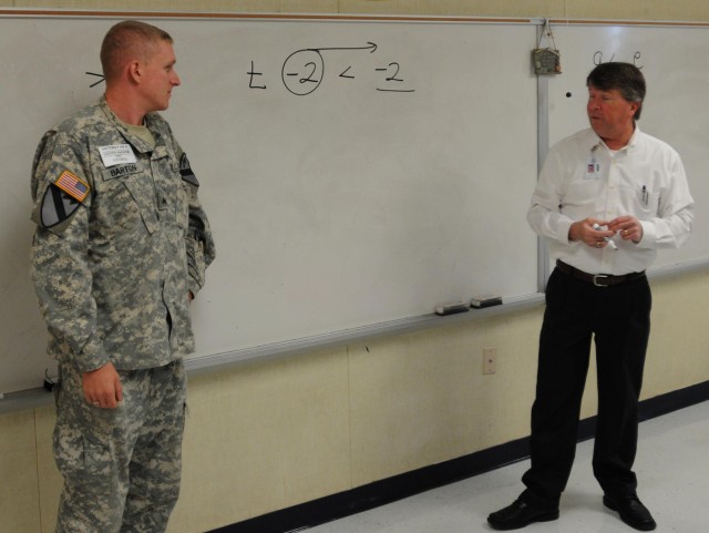 'Dark Horse' soldiers tutor, mentor students