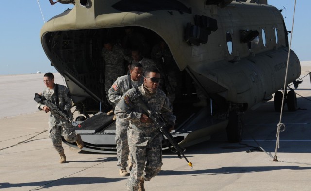 Support soldiers learn sling load standards, prepare for airdrop operations training