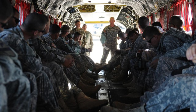 Support Soldiers learn sling load standards, prepare for airdrop operations training