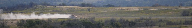 Cavalry Bradley crews conduct gunnery exercises