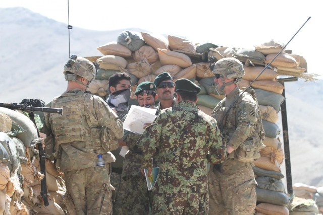 ANA, AAF coordinate clearing operation in dangerous Wardak Valley