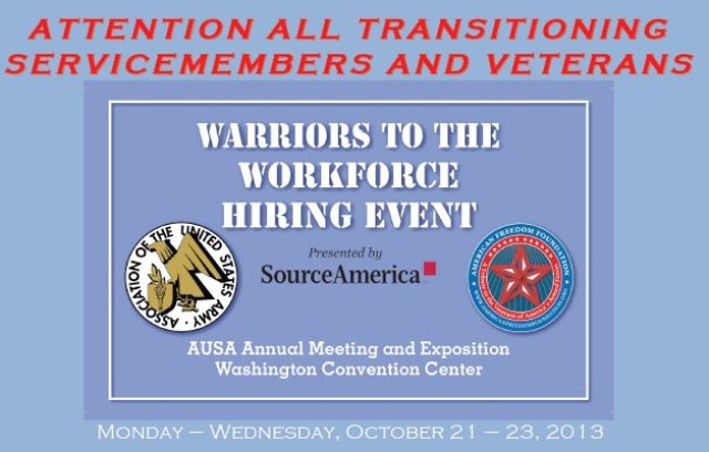 Warriors to the Workforce Hiring Event