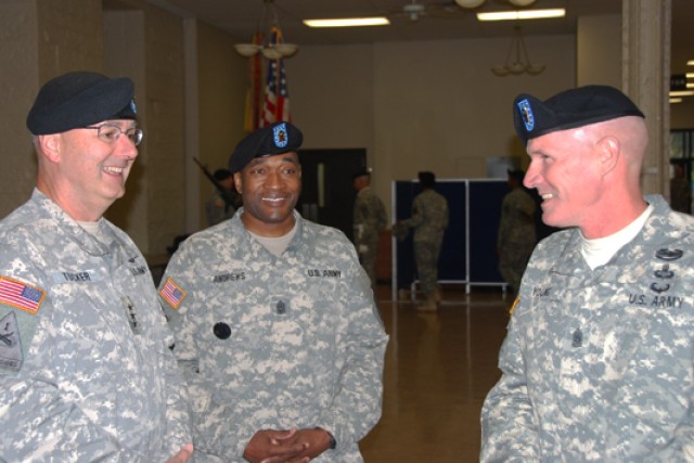 First Army welcomes new command sergeant major