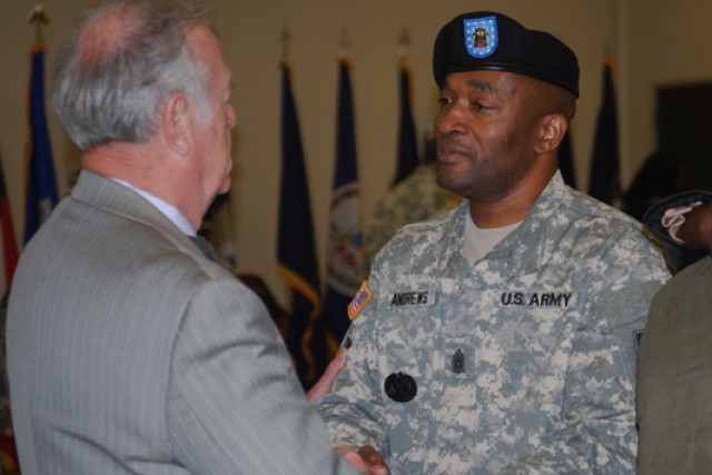 First Army welcomes new command sergeant major