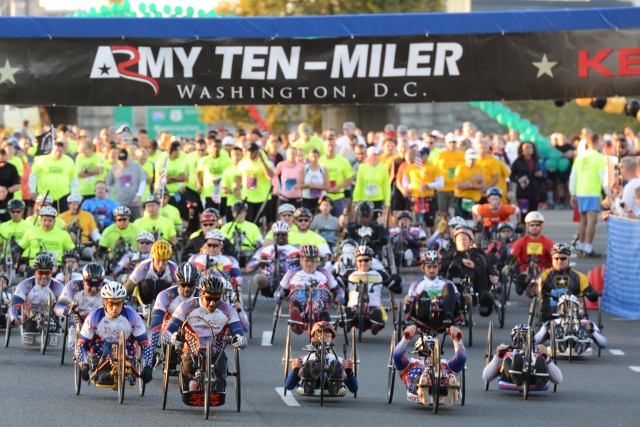 Wounded warriors inspire at Army Ten-Miler