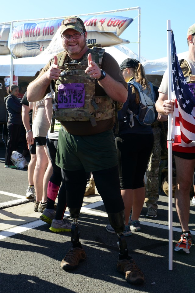 Wounded warriors inspire at Army Ten-Miler