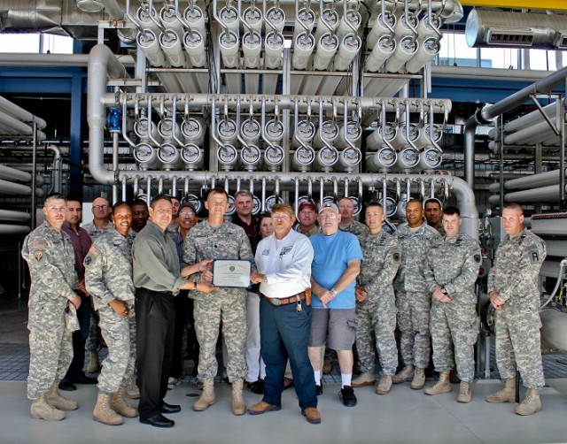 5th AR teams up with El Paso Society of American Military Engineers Chapter for Plant Tour