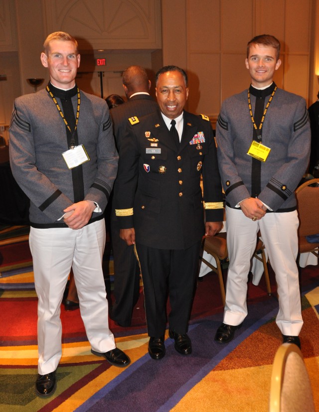 Gen. Via with cadets