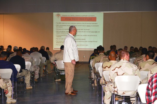Al Guins, WETED, Trains 2/1 AD OPFOR Soldiers for NIE 14.1