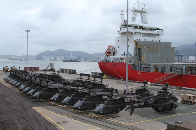 4-6 ARS equipment floats into port