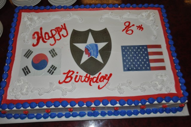 The 210th Fires Brigade celebrates 2nd Infantry Division's 96th birthday