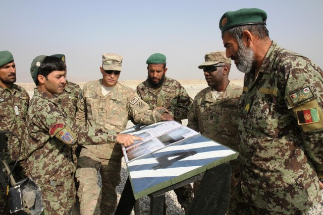 'Vanguard' field artillery advisers orient ANA towards self sustainability