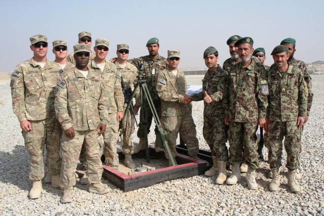 'Vanguard' field artillery advisers orient ANA towards self sustainability