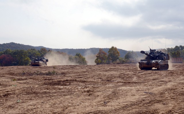 ROK and U.S. Soldiers combine forces during artillery competition