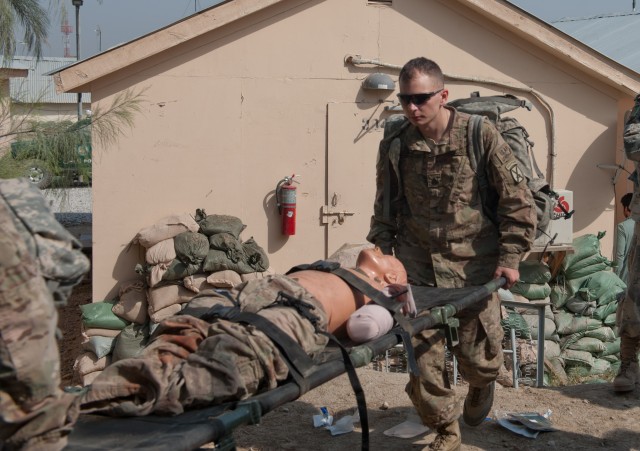 Tactical Combat Casualty Care sets, carries high standard for battlefield medical treatment