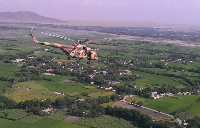 Afghan aviators resupply remote bases with partnered close-air support