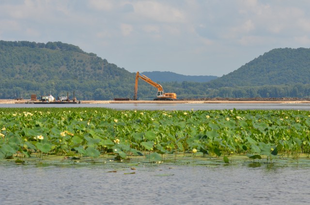 Corps, partners build Mississippi River islands to protect aquatic habitat