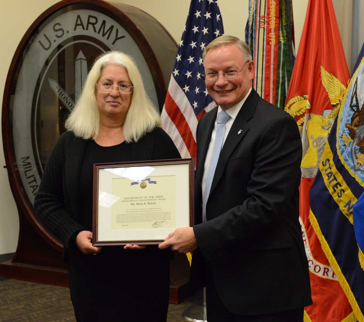 Congratulations Ms. Bonos! | Article | The United States Army