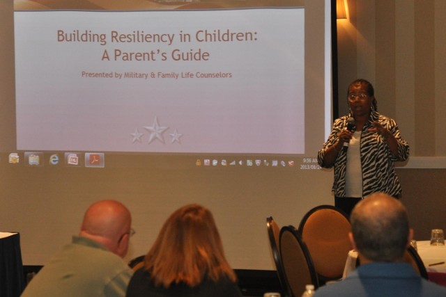 Families attend Yellow Ribbon Reintegration training