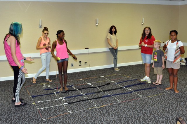 Children participate in Yellow Ribbon Training