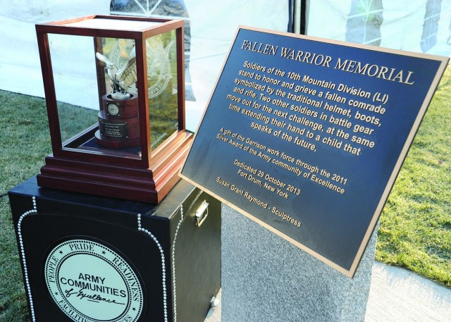 Fort Drum's new Fallen Warrior Monument